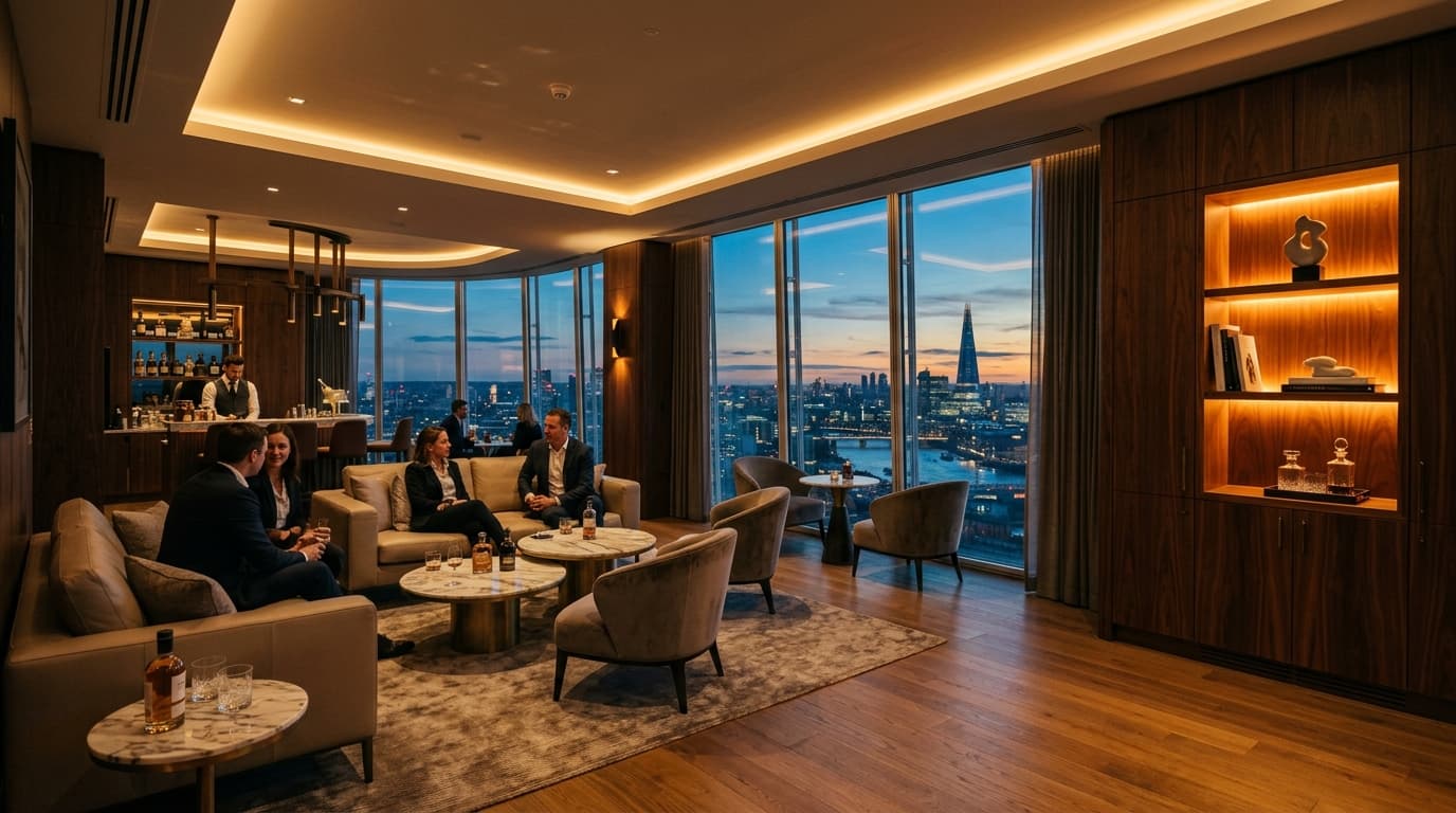 Circle & Co. executive networking lounge
